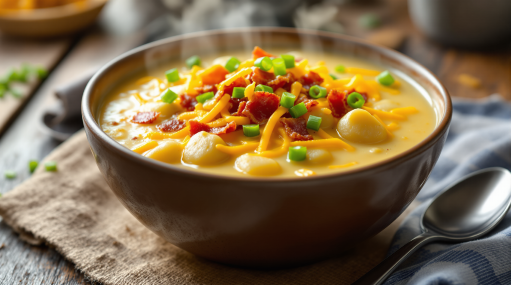 cheeseburger potato soup