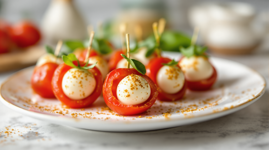 Mini Caprese Skewers