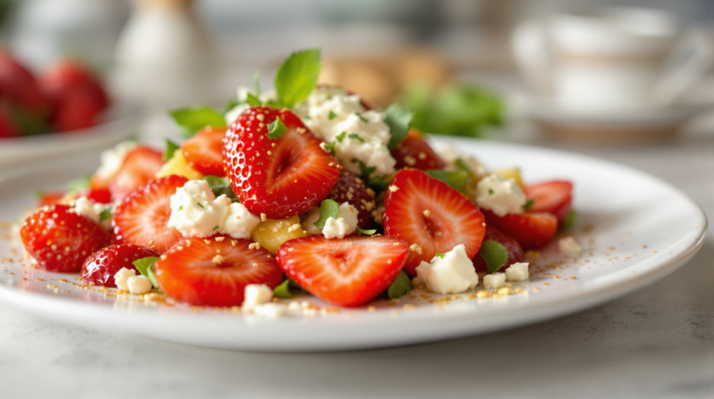 Strawberry and Goat Cheese Salad